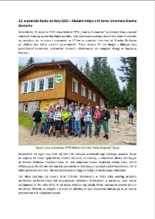 32. wycieczka Rajdu na Raty 2025 – śladami miejsc z IV tomu kryminału Sławka Gortycha [Dokument elektroniczny]