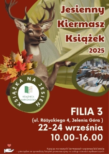 Jesienne kiermasze książek - plakat [Dokument życia społecznego]