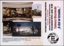 Tadeusz Olszewski - "6 dni w Izraelu..." - katalog [Dokument życia społecznego]