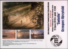 "Światło". Grzegorz Ojrzyński - katalog [Dokument życia społecznego]