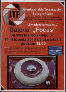 Światłem malowane - plakat [Dokument życia społecznego]
