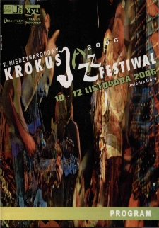 V. Międzynarodowy Krokus Jazz Festiwal - program [Dokument życia społecznego]