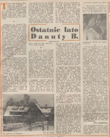 Ostatnie lato Danuty B.