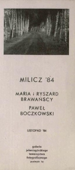 Milicz '84 - katalog [Dokument życia społecznego]
