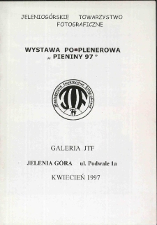 Wystawa poplenerowa "Pieniny 97" - katalog [Dokument Życia Społecznego]