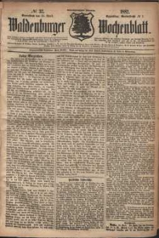 Waldenburger Wochenblatt, Jg. 28, 1882, nr 32