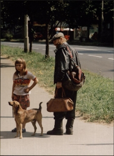 Spotkanie na chodniku [Dokument ikonograficzny]