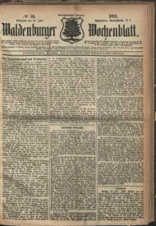 Waldenburger Wochenblatt, Jg. 28, 1882, nr 59