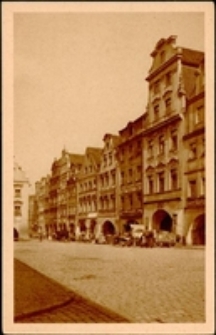 Hirschberg. Goldenes Schwert am Markt. Zierlichstes Rokokowerk Schlesiens um 1750. [Dokument ikonograficzny]