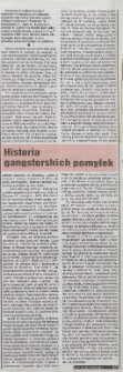 Historia gangsterskich pomyłek