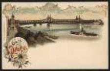 Gruss aus Ohlau - Oderbrücke [Dokument ikonograficzny]