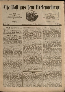 Die Post aus dem Riesengebirge, 1890, nr 209