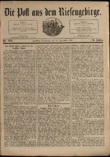 Die Post aus dem Riesengebirge, 1890, nr 212