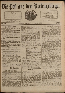 Die Post aus dem Riesengebirge, 1890, nr 221