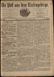 Die Post aus dem Riesengebirge, 1890, nr 223