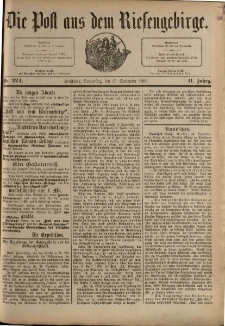 Die Post aus dem Riesengebirge, 1890, nr 224