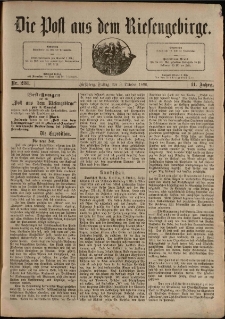 Die Post aus dem Riesengebirge, 1890, nr 231