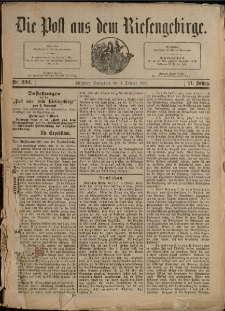 Die Post aus dem Riesengebirge, 1890, nr 232