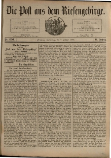 Die Post aus dem Riesengebirge, 1890, nr 236
