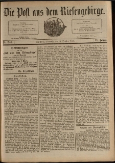 Die Post aus dem Riesengebirge, 1890, nr 241