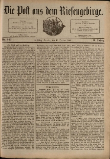 Die Post aus dem Riesengebirge, 1890, nr 245
