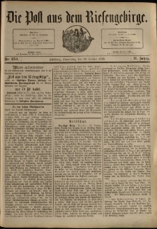 Die Post aus dem Riesengebirge, 1890, nr 254