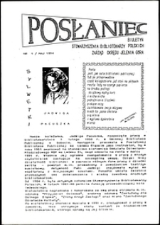 Posłaniec : biuletyn, 1994, nr 1