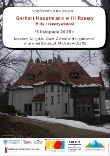 Gerhart Hauptmann w III Rzeszy : Mity i rzeczywistość - program [Dokument życia społecznego]