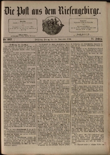 Die Post aus dem Riesengebirge, 1890, nr 267
