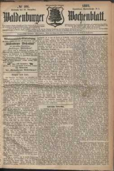 Waldenburger Wochenblatt, Jg. 28, 1882, nr 101