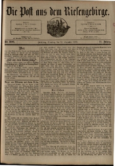 Die Post aus dem Riesengebirge, 1890, nr 300