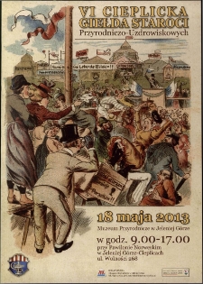VI Cieplicka Giełda Staroci Przyrodniczo-Uzdrowiskowych - plakat [Dokument życia społecznego]