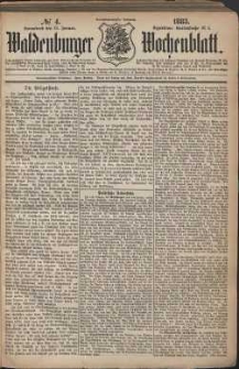 Waldenburger Wochenblatt, Jg. 29, 1883, nr 4