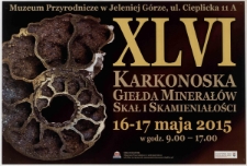 XLVI Karkonoska Giełda Minerałów, Skał i Skamieniałości - plakat [Dokument życia społecznego]