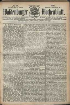 Waldenburger Wochenblatt, Jg. 29, 1883, nr 16
