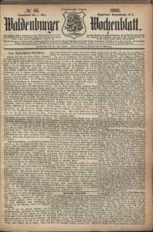 Waldenburger Wochenblatt, Jg. 29, 1883, nr 36