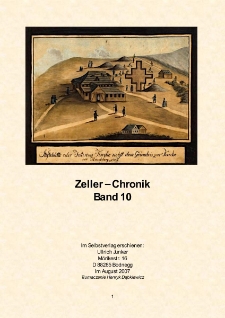 Zeller-Chronik. Bd. 10 [Dokument elektroniczny]