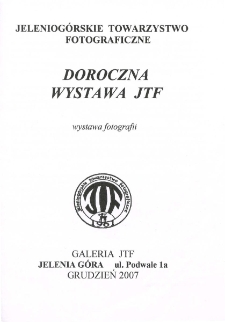 Doroczna Wystawa JTF - folder [Dokument Życia Społecznego]