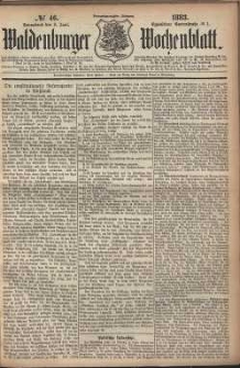 Waldenburger Wochenblatt, Jg. 29, 1883, nr 46