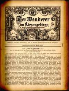 Der Wanderer im Riesengebirge, 1884, nr 31