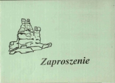 Osobliwości przyrody nieożywionej Sudetów Zachodnich - zaproszenie [Dokument życia społecznego]