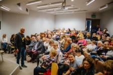 Spotkanie autorskie ze Sławkiem Gortychem (fot. 1) [Dokument ikonograficzny]