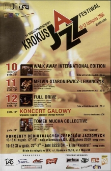 IV Międzynarodowy Krokus Jazz Festiwal - plakat [Dokument życia społecznego]