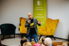 Spotkanie autorskie z Jarosławem Szczyżowskim i Mariuszem Gładzikiem (fot. 2) [Dokument ikonograficzny]