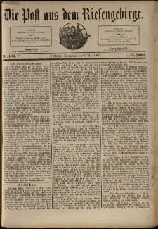 Die Post aus dem Riesengebirge, 1891, nr 106