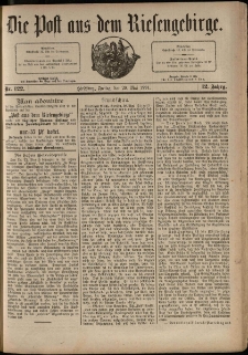 Die Post aus dem Riesengebirge, 1891, nr 122
