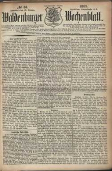 Waldenburger Wochenblatt, Jg. 29, 1883, nr 84