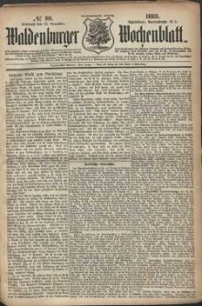 Waldenburger Wochenblatt, Jg. 29, 1883, nr 99