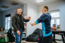 Warsztaty z Jeleniog&oacute;rskim Klubem Aikido Seizan Dojo (fot. 4) [Dokument ikonograficzny]