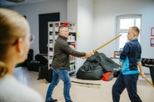 Warsztaty z Jeleniog&oacute;rskim Klubem Aikido Seizan Dojo (fot. 9) [Dokument ikonograficzny]